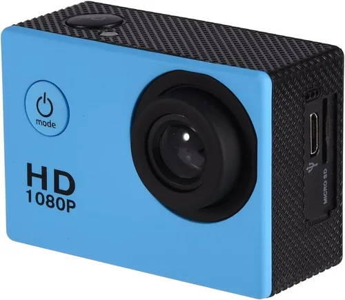 Miniatura 4 de Mini cámara deportiva, 2 pulgadas, 1080P, pantalla LCD completa, cámara de acción 4K 98.4 ft con mini videocámara accesorios de montaje, soporte