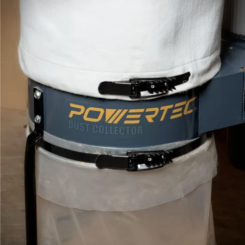 Miniatura 6 de POWERTEC 71735 Abrazadera de banda de 19-1/8 pulgadas para colector de polvo, se adapta a JET, Grizzly, Shop Fox, Wen, Harbor Freight y POWERTEC
