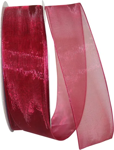 Miniatura 95 de Reliant Ribbon 25621-053-09C Cinta transparente de gasa, 1-1/2 pulgadas x 100 yardas, azul
