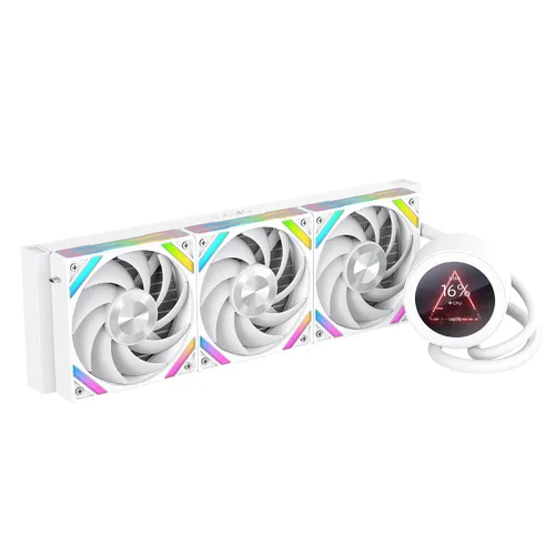 Miniatura 10 de SAMA SM360 Negro Enfriador de Líquido Ajustable con Pantalla LCD, Ventilador Silencioso ARGB PWM Dirigido de 3 x 120 mm, Radiador AIO de 360 mm