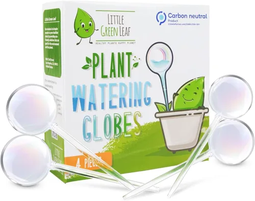 Miniatura 12 de Little Green Leaf Bombas de Riego Automáticas para Plantas, Insertos de Maceta de Riego Automático (Set de 10) Bombas de Plástico Transparente 6