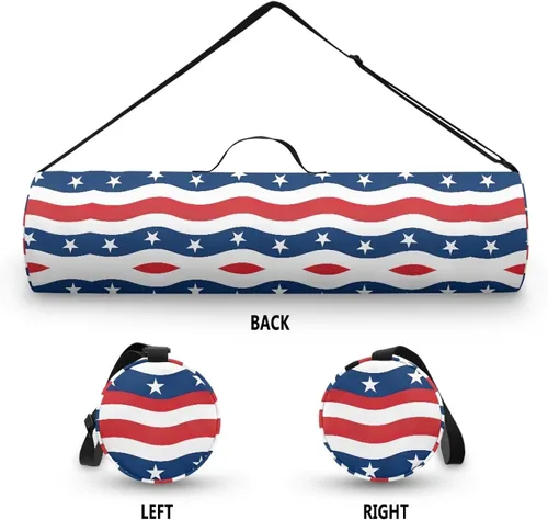 Miniatura 3 de Bolsa para esterilla de yoga para mujeres y hombres, con cremallera completa, bolsa de transporte para esterilla de yoga para clase de entrenamiento