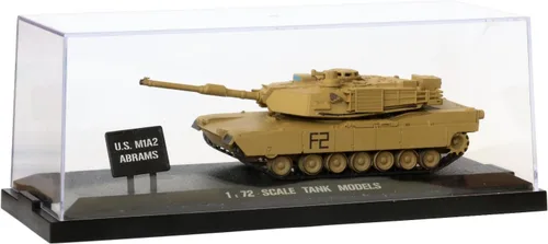 Miniatura 4 de POCO DIVO US M1A2 Abrams Tank Diecast 1/72 Escaparate Colección Modelo de Acción