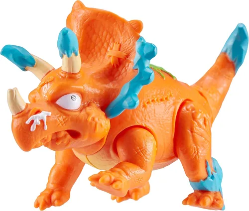 Miniatura 2 de Huevo sorpresa mini de dinosaurios de la era del hielo de Smashers por ZURU Triceratops con muchas sorpresas! - Slime, juguete de dinosaurio
