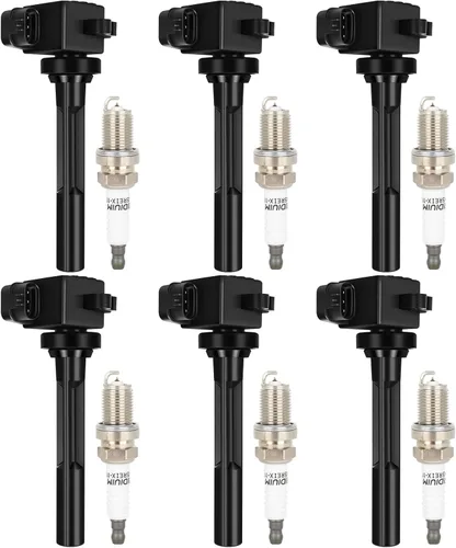 Miniatura 47 de ECCPP UF816 4 bobinas de encendido con 4 bujías de iridio 95125 para Hyundai Elantra Sonata Kona para Kia Forte Optima 2.0L GN10877 UF816 UF-816