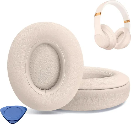 Miniatura 12 de Almohadillas de repuesto para auriculares Beats Studio 2 y Studio 3 con cable e inalámbricos, almohadillas con piel proteica más suave, espuma