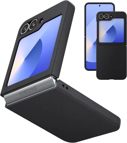 Miniatura 23 de Funda delgada para Galaxy Z Flip 5, parte trasera de policarbonato duro, sensación esmerilada, soporte de carga inalámbrica, ligera, a prueba