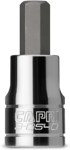 Miniatura 22 de Capri Tools 3-0531 2 mm Llave allen hexagonal, 1/4-pulgada de unidad, métrica