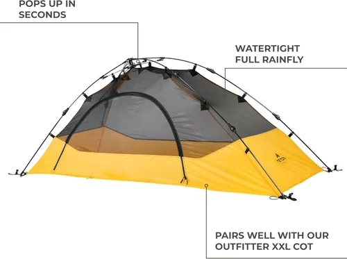 Miniatura 2 de Teton Sports Vista Quick Tent; Dome Camping and Backpacking Tent; Easy Instant Setup; Clip-On Rainfly Included Verde