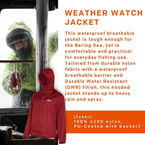 Miniatura 2 de Grundéns Weather Watch - Chaqueta de pesca con capucha