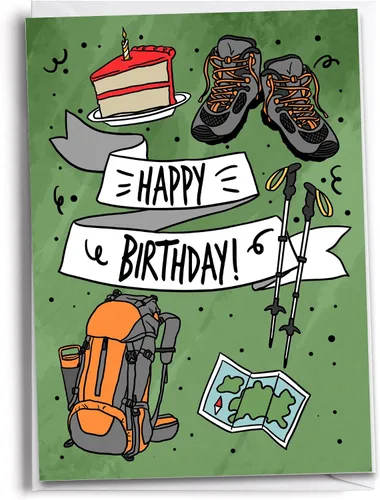 Miniatura 26 de Feliz cumpleaños ciclista al aire libre - Hombre
