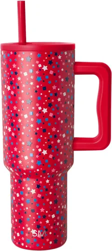 Miniatura 41 de Simple Modern Vaso Trek de 40 oz con Asa y Tapa con Pajilla Vaso de Viaje Aislado de Acero Inoxidable Apto para Portavasos Slumberland