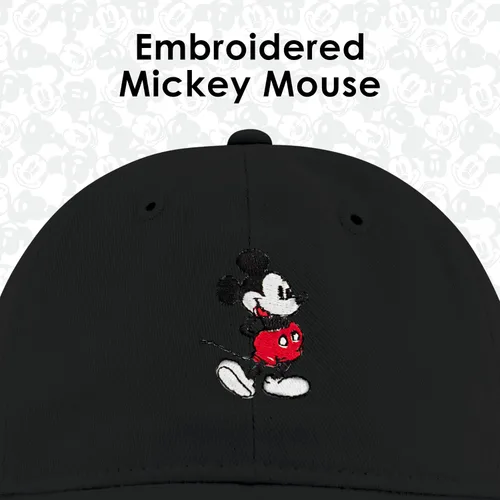 Miniatura 3 de Concept One Disney Mickey Mouse - Gorro de algodón bordado, ajustable, con ala curvada