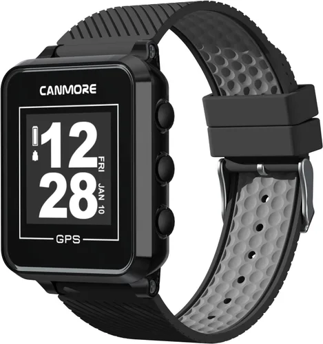 CANMORE TW353 Reloj GPS de golf para hombres y mujeres, pantalla LCD de alto contraste, actualización gratuita de más de 41,000 campos precargados