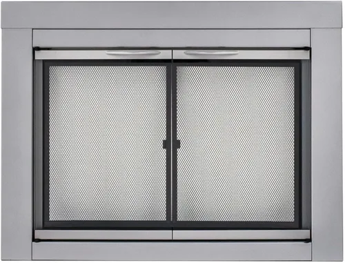 Miniatura 11 de Puerta Pleasant Hearth AN-1010 Alpine de vidrio para chimenea. Color negro, AN-1012