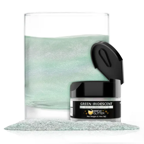 Miniatura 36 de Brew Glitter - Purpurina comestible para bebidas, cócteles, cerveza, adornar bebidas Certificado Kosher y Halal 100% comestible y de grado Azul