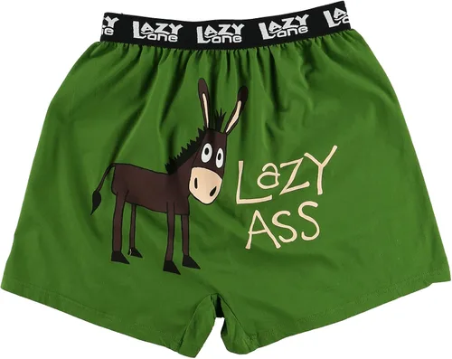 Miniatura 61 de Lazy One Divertidos boxers de animales, ropa interior humorística, novedosos pantalones cortos, regalos de broma para hombres