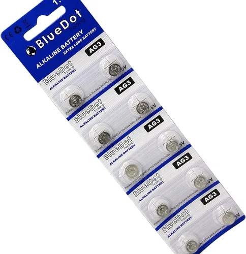 Miniatura 3 de BlueDot Trading AG3 LR41 SR41 392 196 Pila de moneda de botón alcalino 1.55v Batería para relojes, calculadoras, juguetes, otros productos