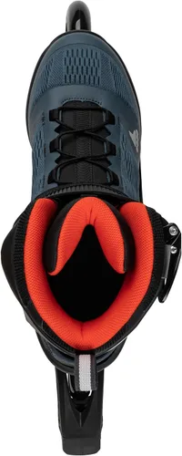 Miniatura 6 de Rollerblade Macroblade 90 Patines en línea de fitness para hombres adultos, Azul Orión/Naranja Picante, Patines en línea de rendimiento
