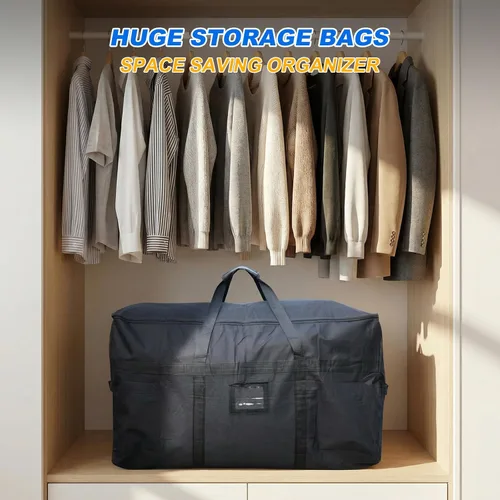 Miniatura 3 de Bolsas de mudanza grandes, bolsa de almacenamiento para árbol de Navidad de 4 pies con cremallera fuerte y asas cómodas, bolsas de almacenamiento
