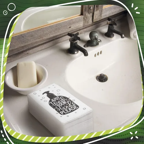 Miniatura 6 de Yexiya 200 toallas de papel desechables para invitados, toallas de mano desechables para baño, servilletas decorativas de baño para tocador, boda