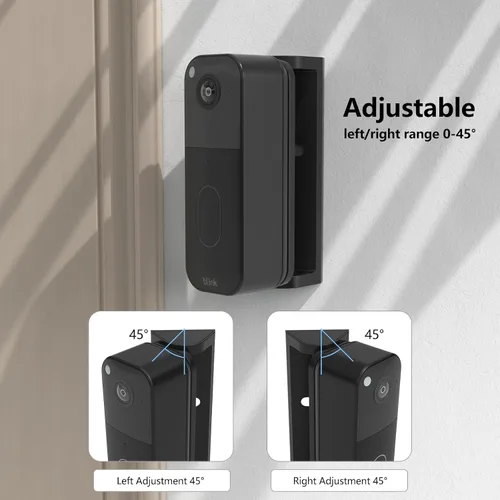 Miniatura 2 de Soporte angular para timbre de video Blink (modelo más nuevo), soporte de cámara para timbre Blink de 2ª generación, kit de montaje en pared