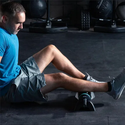 Miniatura 6 de Chirp Masajeador de percusión RPM – Masajeador muscular de tejido profundo y rodillo de espalda con base manos libres, rodillo masajeador de piernas