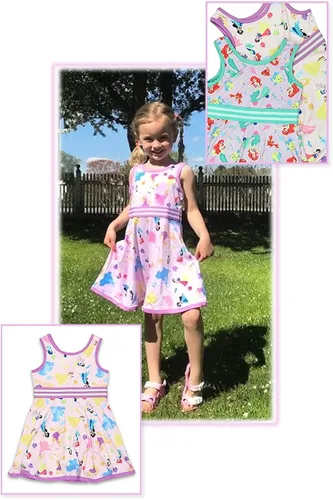 Miniatura 7 de Disney Vestido ultra suave de princesa para niñas pequeñas
