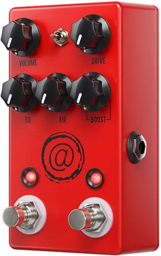 Miniatura 2 de JHS Overdrive Pedal de efectos de guitarra, Rojo