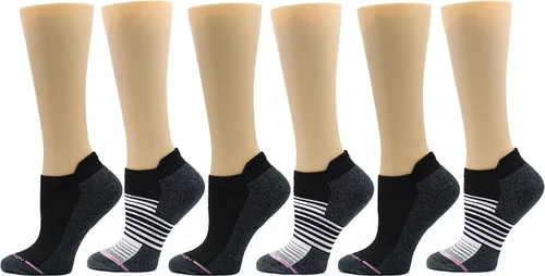 Miniatura 11 de Dr. Motion calcetines de compresión de corte bajo para mujer, 2 piezas