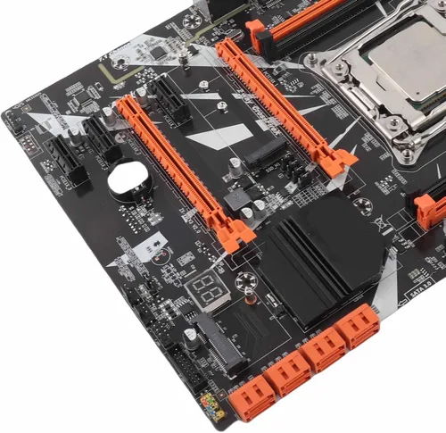 Miniatura 6 de Dpofirs Placa base X99 CPU Combo, LGA 2011-3 E5 2620 V3 placa base CPU, memoria DDR4 de 4 canales, tarjeta de red Gigabit, interfaz NVME M.2