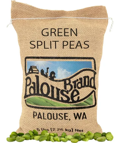 Miniatura 14 de Palouse Brand Guisantes verdes certificados sin residuos de glifosato Cubo de 25 libras Sin OMG Kosher