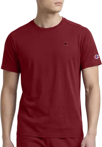 Miniatura 20 de Champion Men's Classic Short Sleeve T-Shirt, Standard Fit, Midweight 100% Cotton, Available in Regular and Big & Tall Blanco brillante