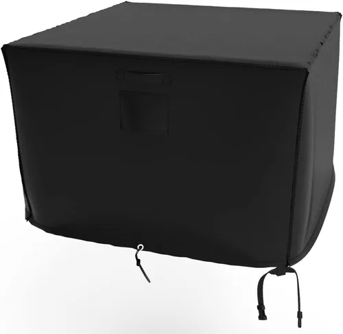 Miniatura 3 de Atyard Cubierta cuadrada para fogata de gas, 36 pulgadas de largo x 36 pulgadas de ancho x 24 pulgadas de alto, impermeable, resistente al viento
