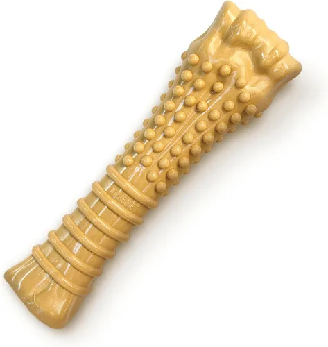 Miniatura 26 de Nylabone Original Bone Power - Paquete de valor de juguetes masticables para perros, juguetes duraderos para perros masticadores agresivos, sabor