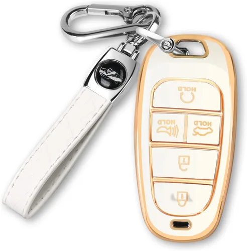 Miniatura 12 de MILD EAST Funda para llavero Hyundai para Hyundai Sonata Santa fe Tucson Smart 5 botones 2024 2023 2022 2021