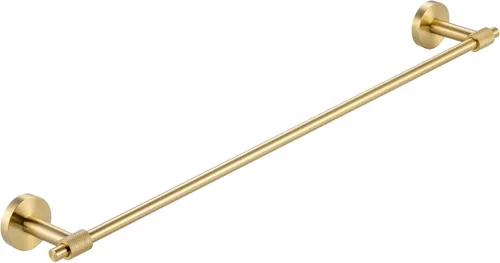 Toallero individual – Serie Avant, colgador de toallas de baño de acero inoxidable, resistente, barra individual montada en la pared con diseño de