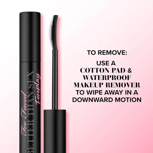 Miniatura 4 de Too Faced Better Than Sex Foreplay Mascara Primer Waterproof Eyelash Primer for Volume and Length Nourishing Argan Oil + Grape Seed Oil Formula