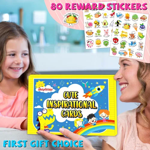 Miniatura 4 de zheyistep 160 notas motivacionales para el almuerzo para niños, lindas tarjetas inspiradoras para niños, niñas, adolescentes de mamá, divertidas