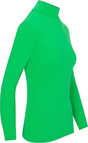Miniatura 5 de Natural Uniforms Camiseta de manga larga con cuello alto falso para mujer