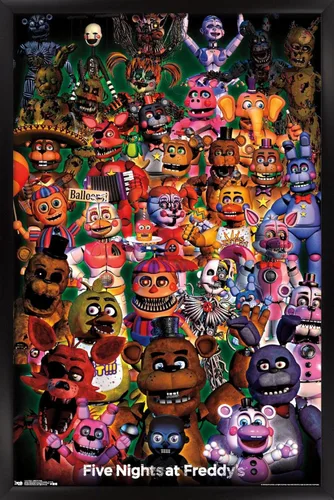 Miniatura 6 de Trends International Five Nights at Freddy's - Póster de pared Ultimate Group, 22.375 x 34 pulgadas, versión sin marco
