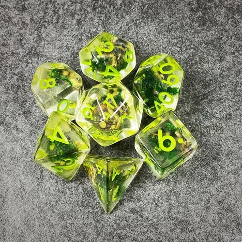 Miniatura 26 de Sage's Portal Cantrips - Juego de dados DND de resina de borde redondo, 7 piezas, juego de dados poliédricos DND para Dungeons and Dragons D&D RPG
