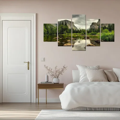 Miniatura 3 de Arte de Pared de Yosemite, Decoración de Pared del Parque Nacional Yosemite, Imagen de Paisaje de Montañas de California EE.UU., Impresión en 60Lx