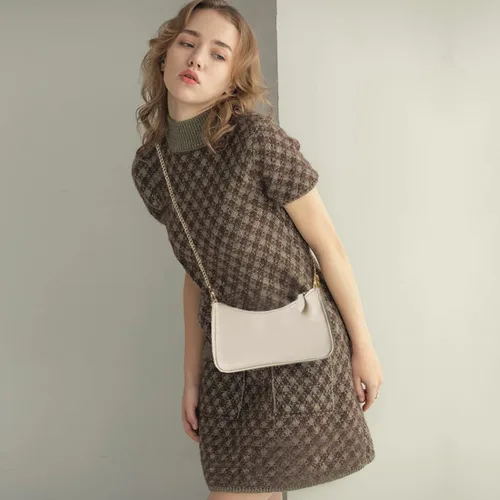 Miniatura 9 de VODIU Bolsos de mano con 2 correas extraíbles y cierre de cremallera, bolsos cruzados, bolso de hombro para mujer