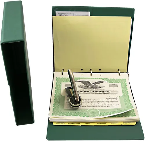 Miniatura 10 de Blumberg - Kit corporativo de belleza negra con actas y estatutos de PDF Corporation, carpeta de registros, sello corporativo, certificados impresos