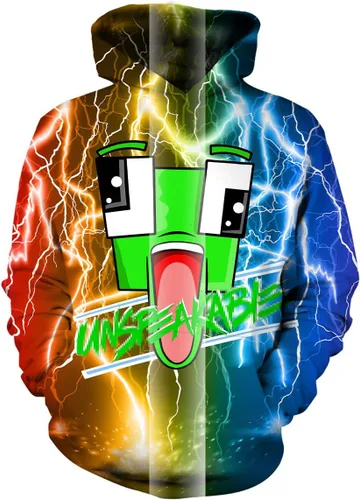 Boys And Girls Casual 3d Printed Game Pullover Sweatshirt Teen Fashion Hoodie Sports Tops