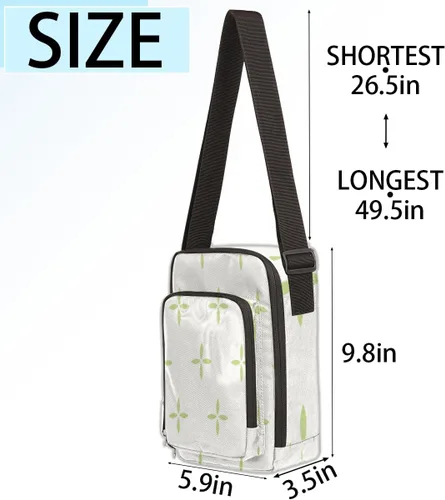 Miniatura 3 de Small Crossbody Bag for Men and Women - Upgraded Blocking Shoulder Messenger bag, Stylish and Easy to Carr