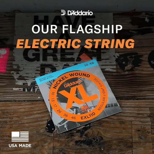 Miniatura 3 de D'Addario XL EXL115-10P - Cuerdas de níquel para guitarra eléctrica de 6 cuerdas, entonación perfecta, sensación consistente, durabilidad fiable