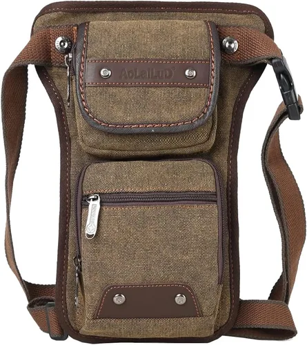 Miniatura 9 de Drop Leg Bag for Men Women #24Negro