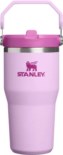 Miniatura 87 de Stanley IceFlow - Vaso con pajilla abatible con asa, de 20 onzas, tapa giratoria y popote abatible, botella de agua resistente a fugas, acero